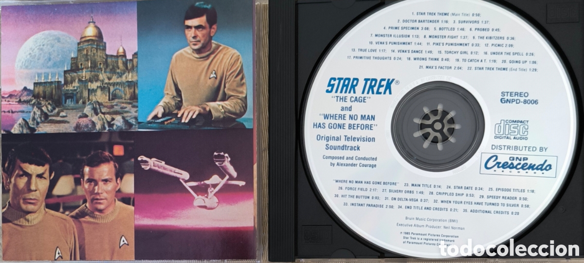 CDs de m&uacute;sica: CD STAR TREK. ALEXANDER COURAGE. - Foto 2