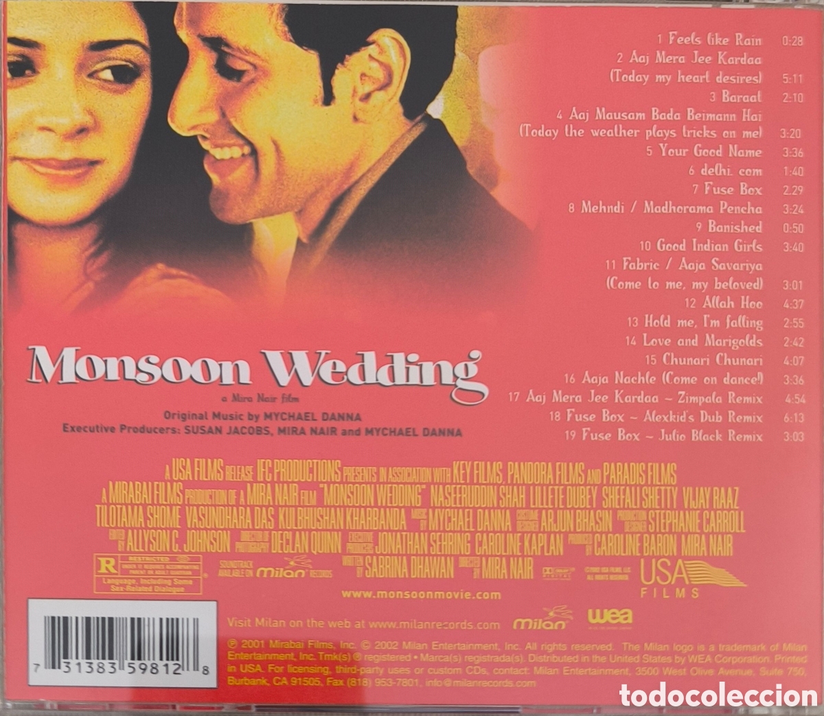CDs de m&uacute;sica: Cd Monsoon Wedding. MYCHAEL DANNA. - Foto 3