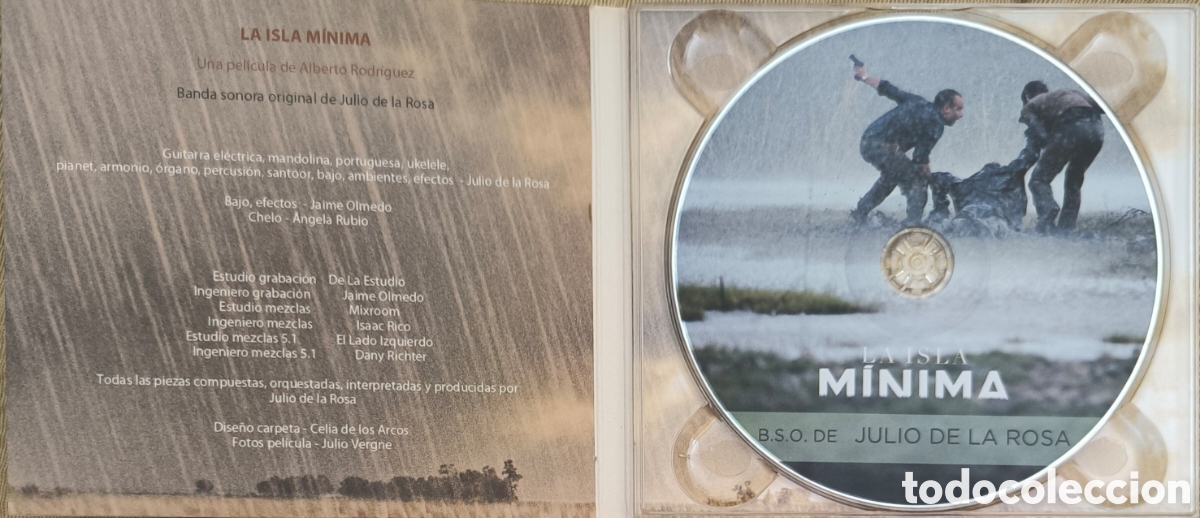 CDs de m&uacute;sica: Cd LA ISLA M&Iacute;NIMA. JULIO DE LA ROSA. - Foto 2