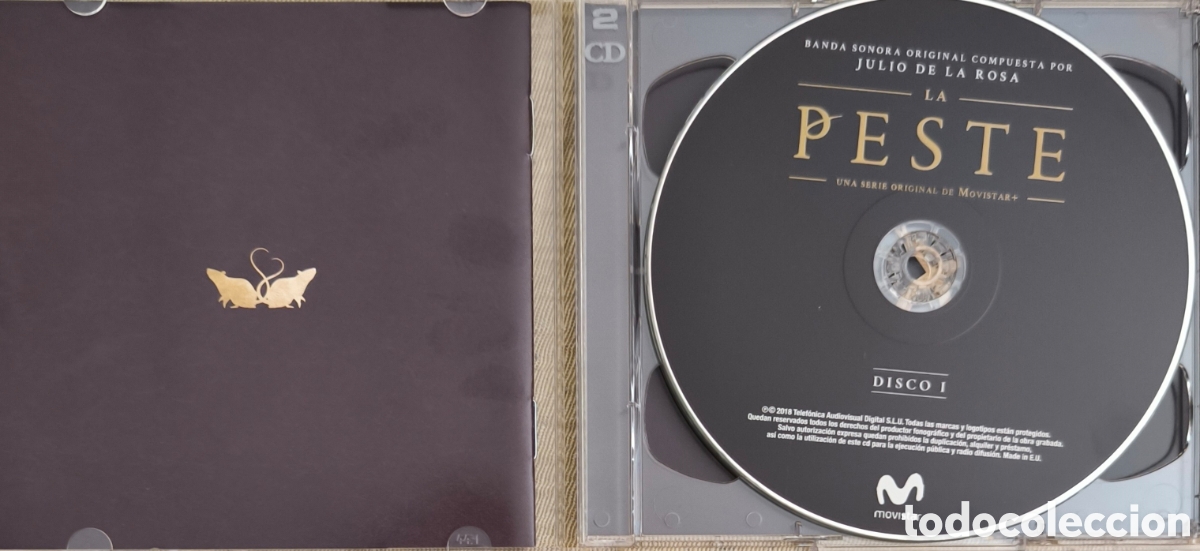 CDs de m&uacute;sica: 2 cd. LA PESTE. JULIO DE LA ROSA - Foto 2