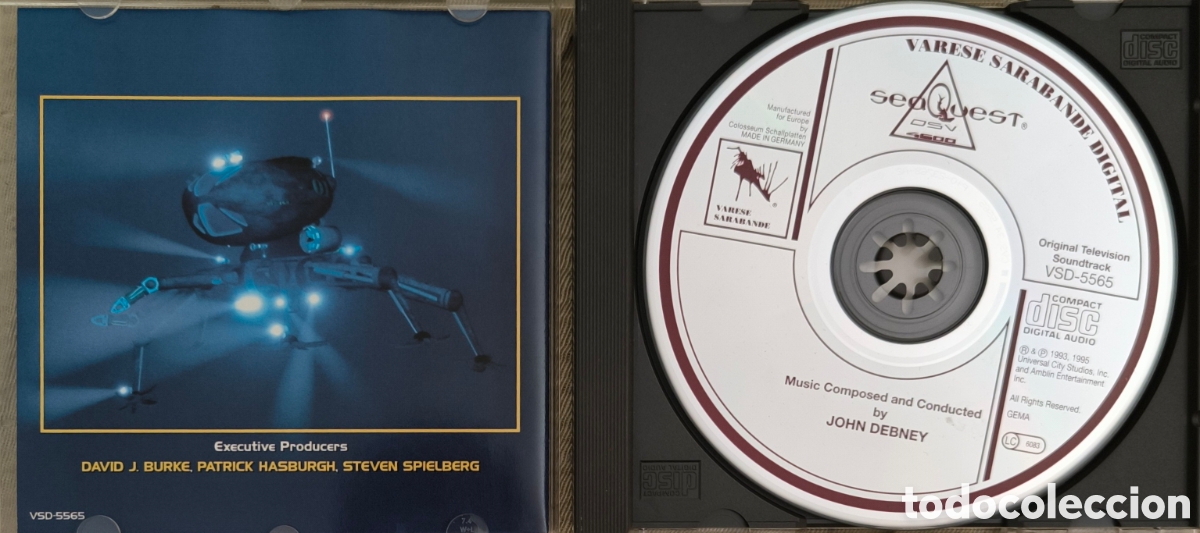 CDs de m&uacute;sica: Cd SEAQUEST DSV. JOHN DEBNEY. - Foto 2