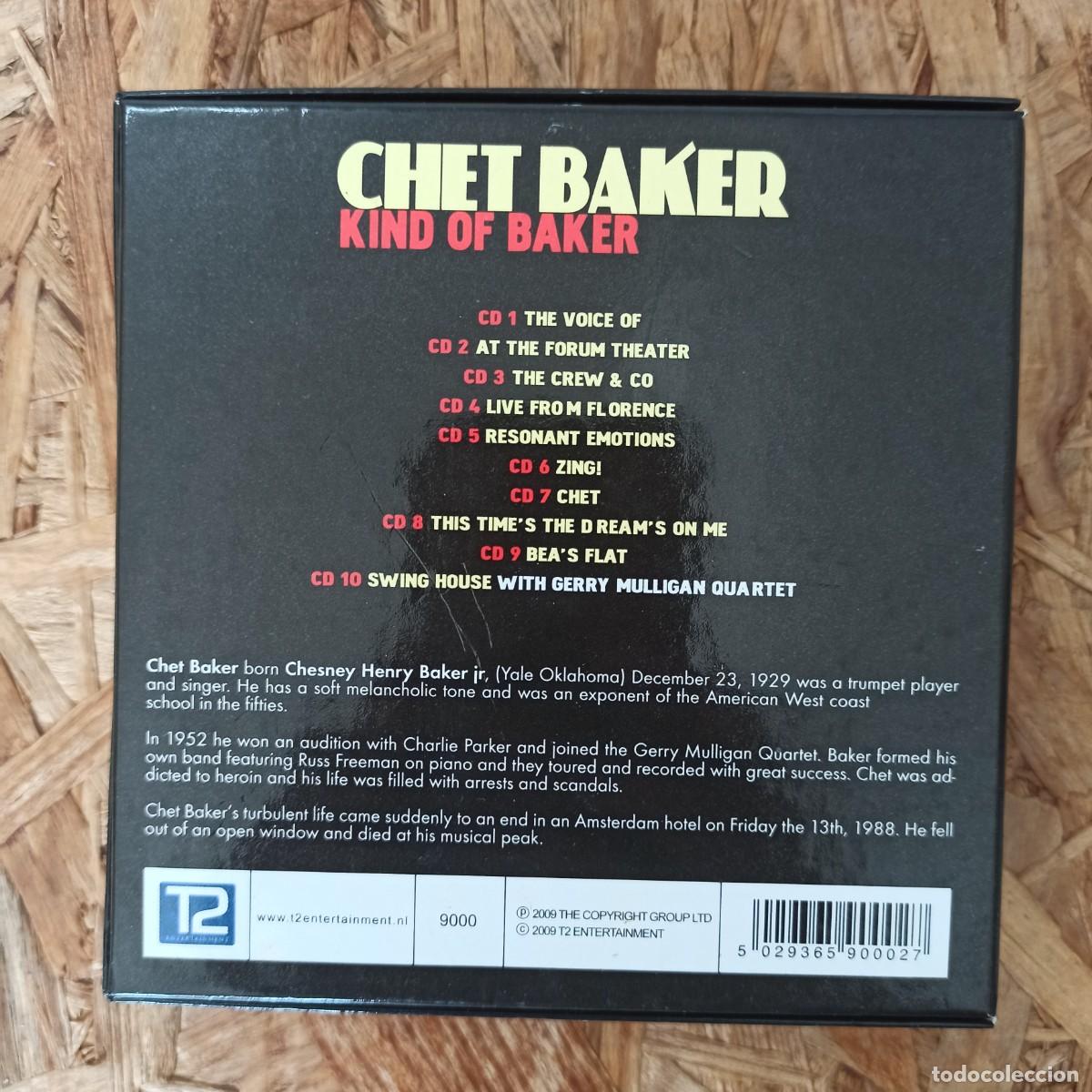 CDs de m&uacute;sica: CD Chet Baker &ndash; Kind Of Baker - Foto 3
