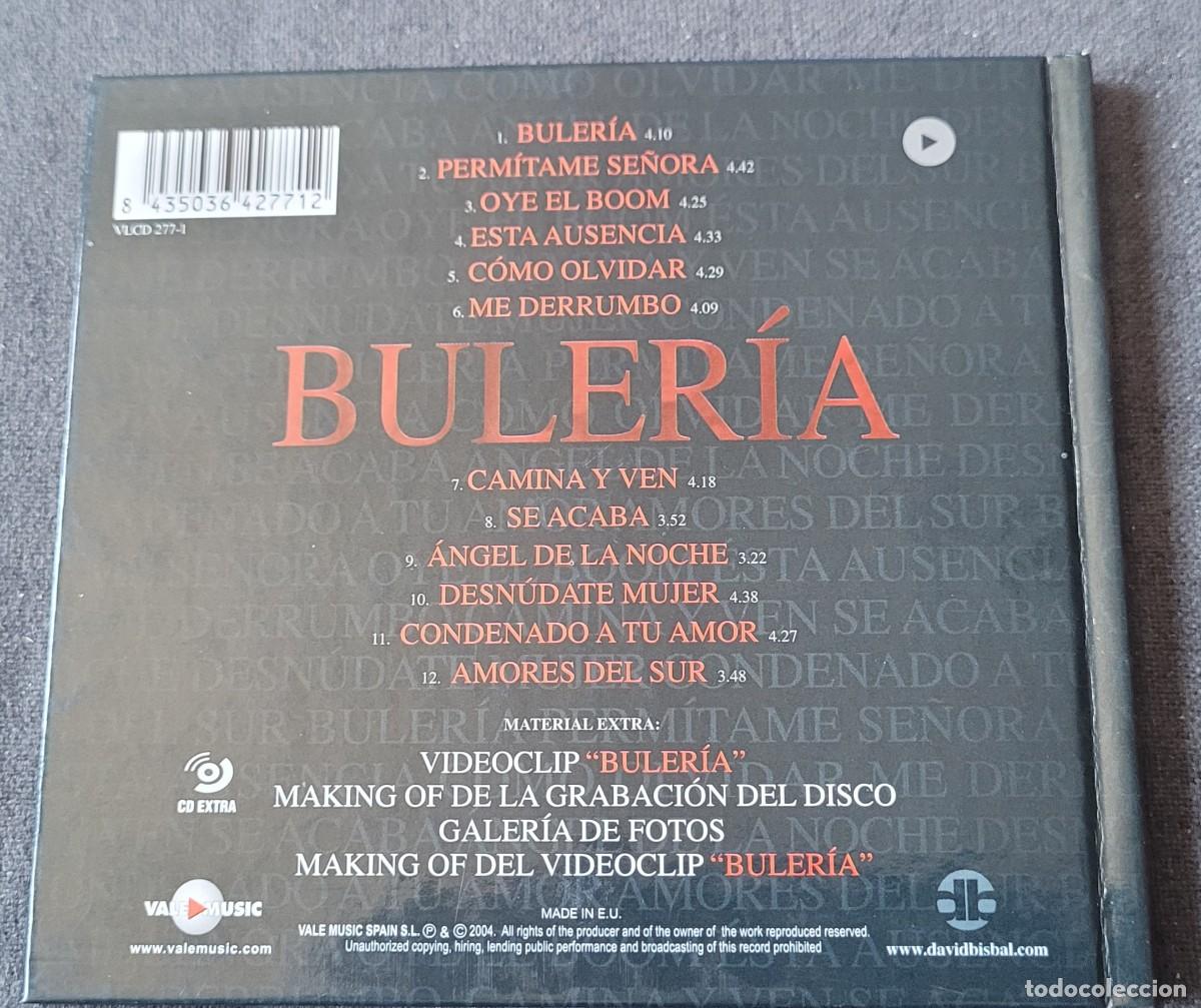 CDs de m&uacute;sica: David Bisbal CD Buler&iacute;a Edici&oacute;n de lujo 2004 - Foto 2