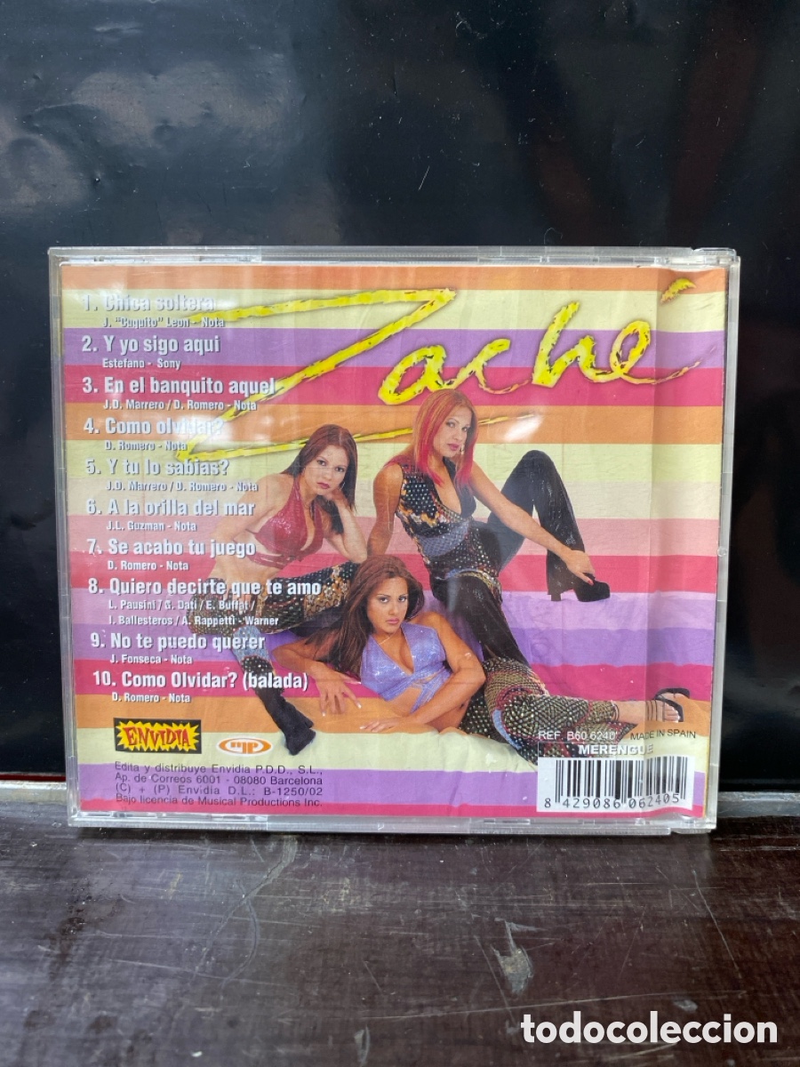 CDs de m&uacute;sica: CD ZACH&Eacute;. EDITA ENVIDIA - Foto 2