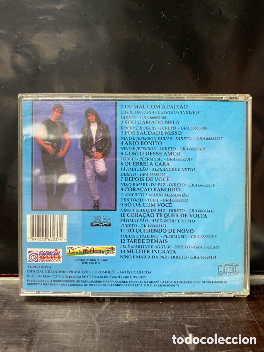 CDs de m&uacute;sica: CD DENIS & DENNER. INDUSTRIA BRASILEIRA - Foto 2