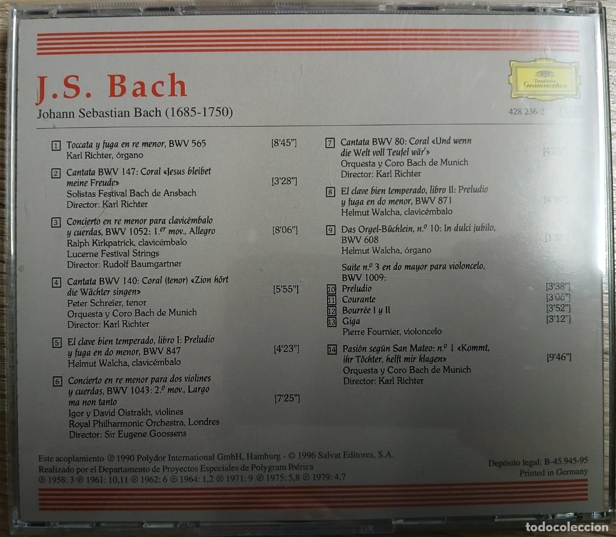 CDs de m&uacute;sica: CD J.S. BACH (Clasic Pasion) - Foto 2