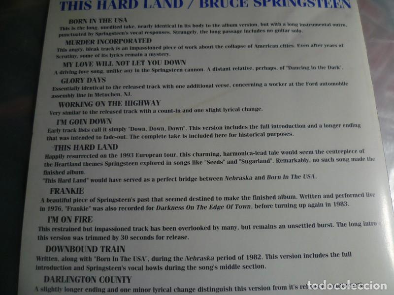 CDs de m&uacute;sica: Bruce Springsteen This Hard Land CD exc - Foto 5