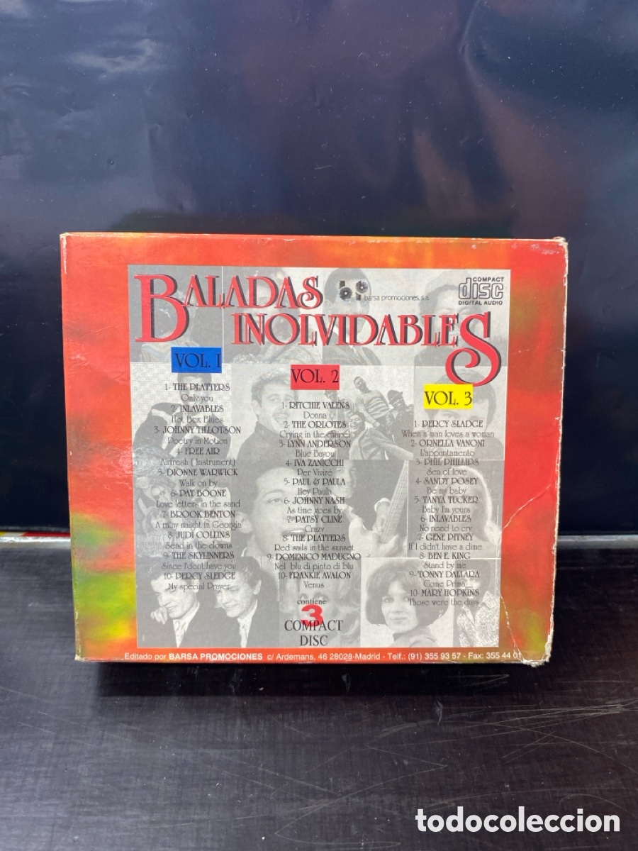 CDs de m&uacute;sica: 3xCD BALADAS INOLVIDABLES. - Foto 2