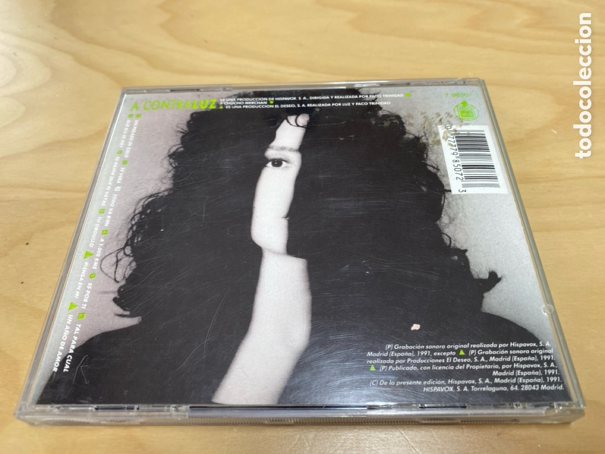 CDs de m&uacute;sica: Luz Casal - A Contraluz - Foto 2