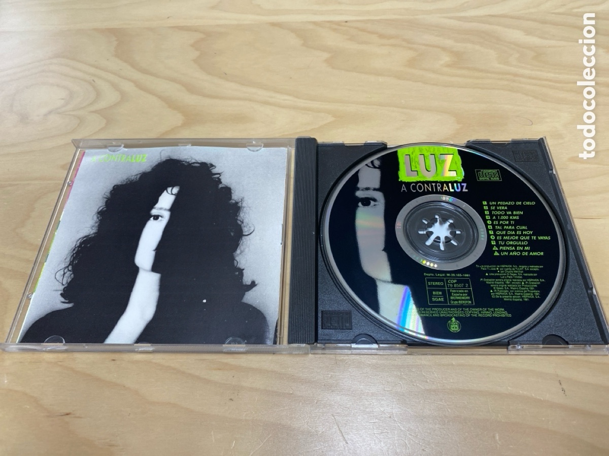 CDs de m&uacute;sica: Luz Casal - A Contraluz - Foto 3