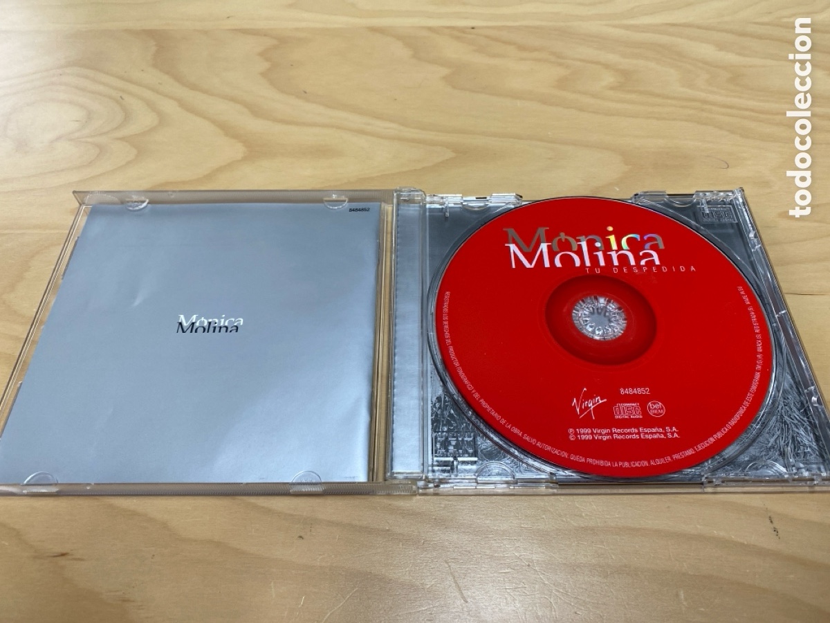 CDs de m&uacute;sica: Monica Molina - Tu Despedida - Foto 3