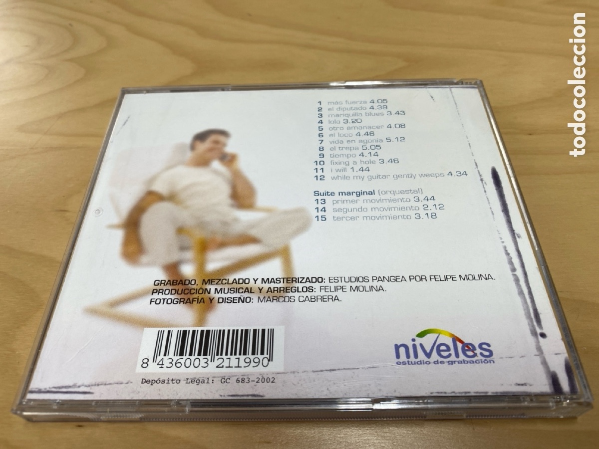 CDs de m&uacute;sica: Felipe Molina - Historias - Foto 2