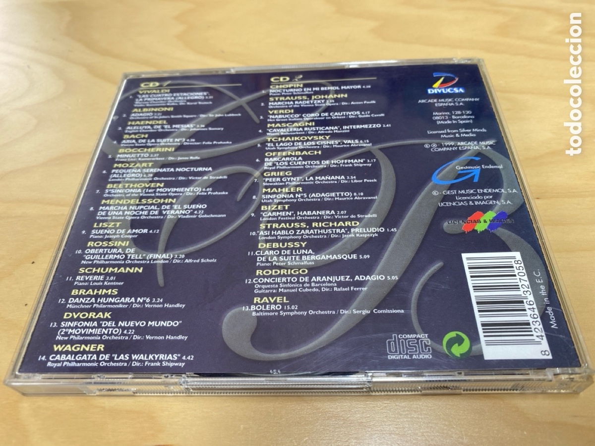 CDs de m&uacute;sica: Cl&aacute;sicos B&aacute;sicos (Alta Tension) - Foto 2