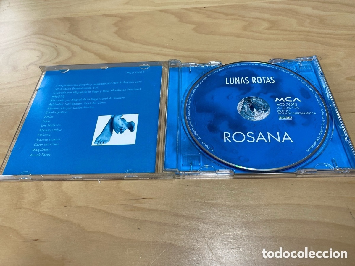 CDs de m&uacute;sica: Rosana - Lunas Rotas - Foto 3