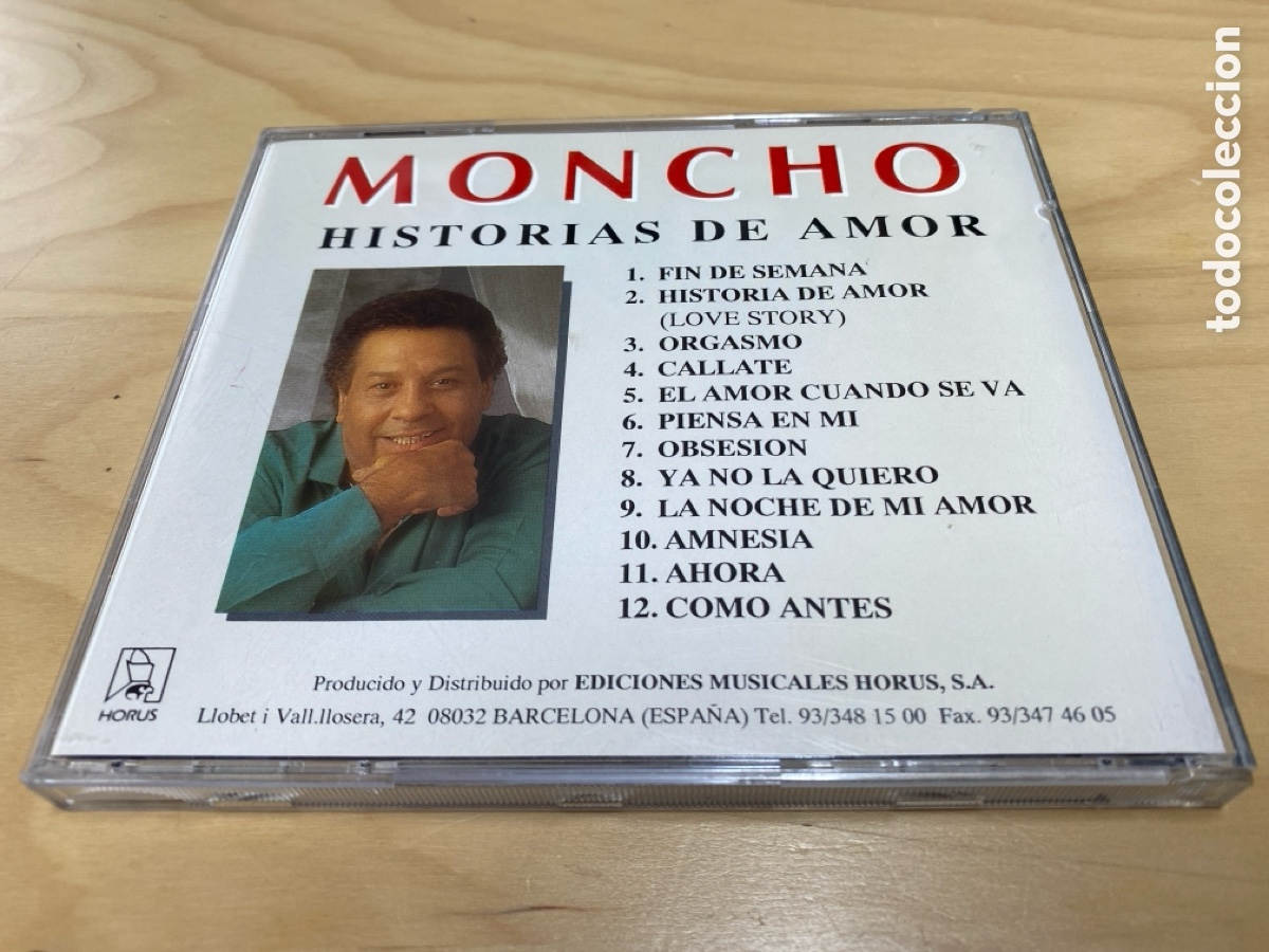 CDs de m&uacute;sica: Moncho - Historias de Amor - Foto 2