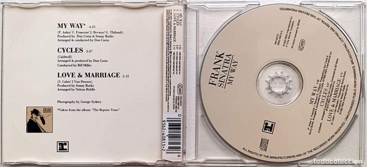 CDs de m&uacute;sica: Frank Sinatra - My Way (CD single) - Foto 2