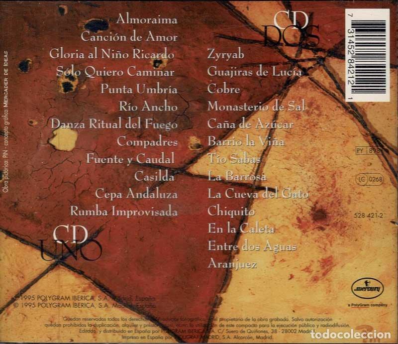 CDs de m&uacute;sica: Paco De Luc&iacute;a - Antolog&iacute;a. 2 x CD - Foto 2