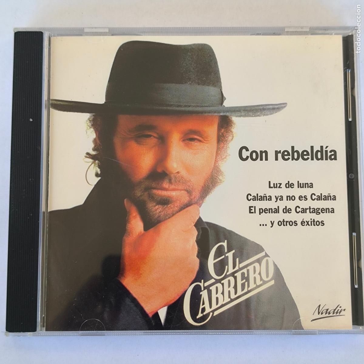 CDs de m&uacute;sica: EL CABRERO. CON REBELD&Iacute;A. CD CON 12 TEMAS. RARO - Foto 1