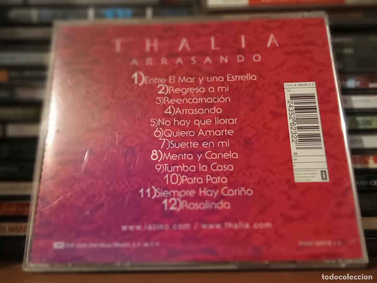 CDs de m&uacute;sica: Thalia &lrm;&ndash; Arrasando-CD - Foto 2
