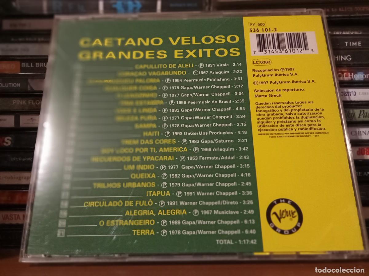 CDs de m&uacute;sica: Caetano Veloso &lrm;&ndash; Grandes Exitos-CD - Foto 2