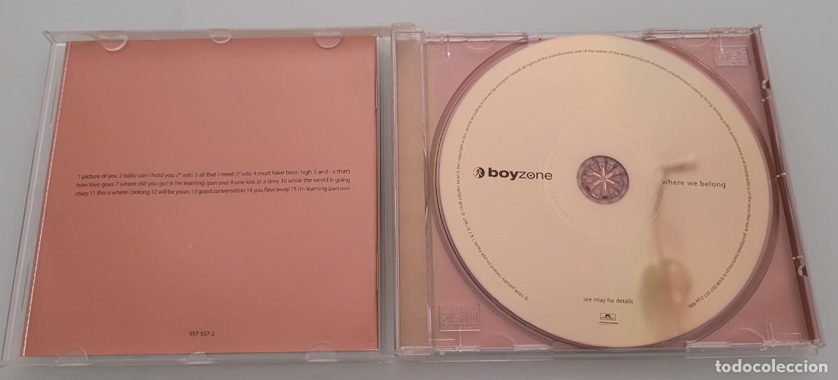 CDs de m&uacute;sica: Boyzone CD 1998 were we belong impecable - Foto 2