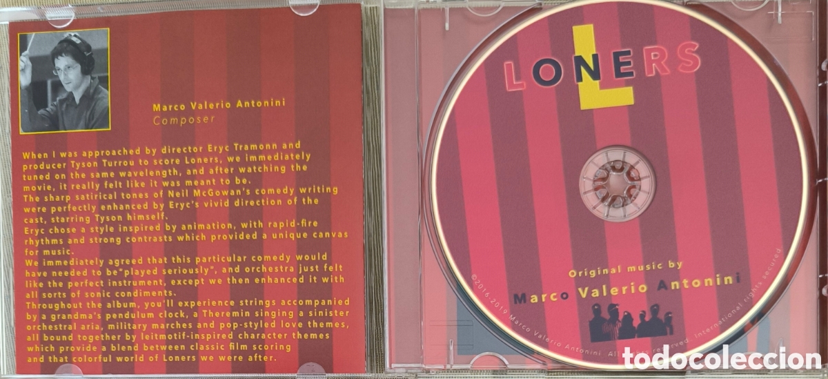 CDs de m&uacute;sica: CD LONERS. MARCO VALERIO ANTONINI - Foto 2