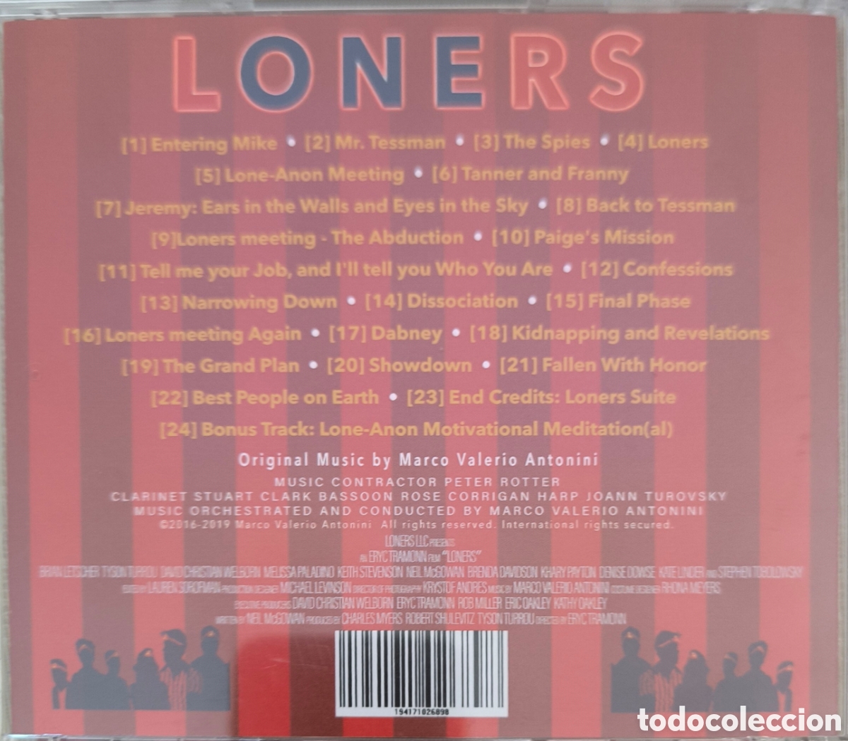 CDs de m&uacute;sica: CD LONERS. MARCO VALERIO ANTONINI - Foto 3