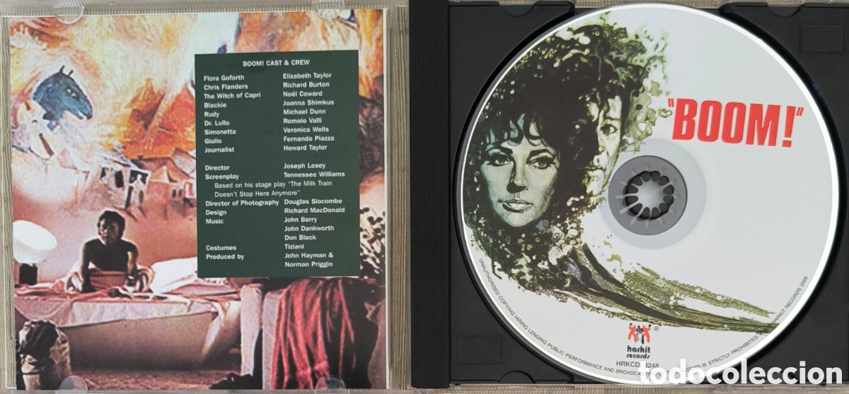 CDs de m&uacute;sica: Cd &rdquo;BOOM&rdquo;. JOHN BARRY - Foto 2