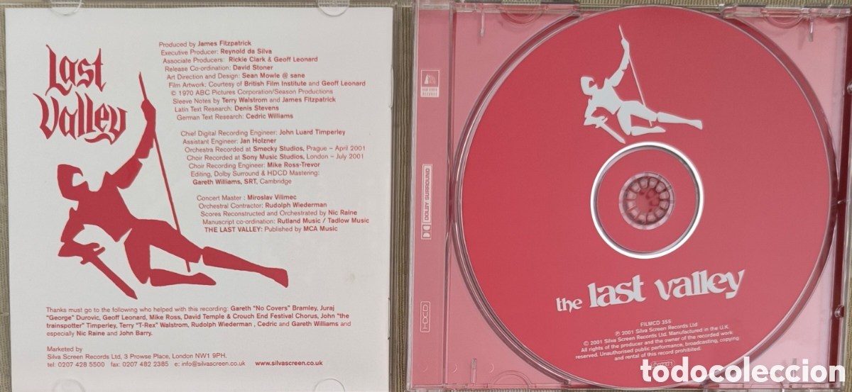 CDs de m&uacute;sica: Cd THE LAST VALLEY. JOHN BARRY. - Foto 2