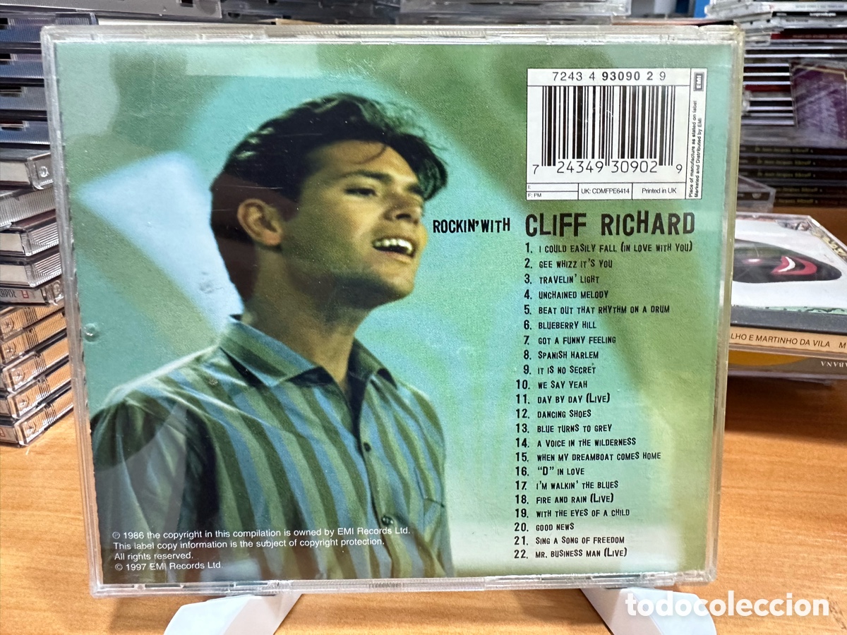 CDs de m&uacute;sica: Cliff Richard - Rockin With Cliff Richard (CD, Comp) - Foto 2