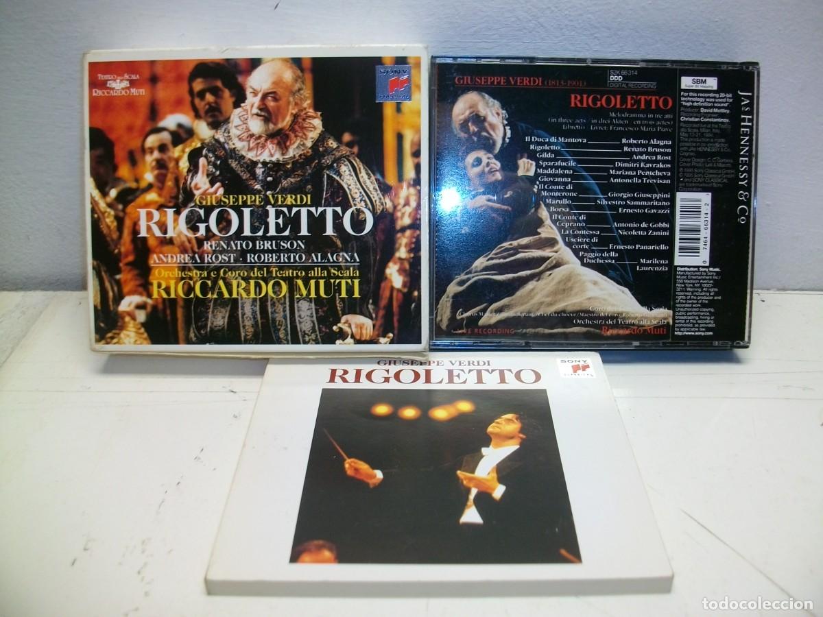 CDs de m&uacute;sica: Rigoletto Opera Giuseppe Verdi EDICION 2 DISCOS + LIBRFETO CD - Foto 1