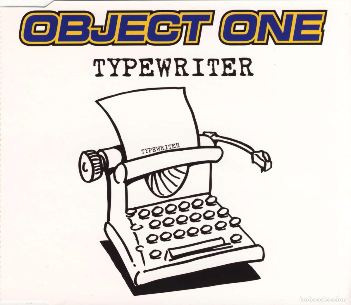 CDs de m&uacute;sica: Typewriter (CD Single) - Object One - Foto 1