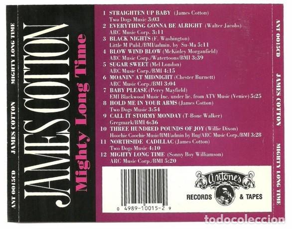 CDs de m&uacute;sica: James Cotton &ndash; Mighty Long Time - Foto 2