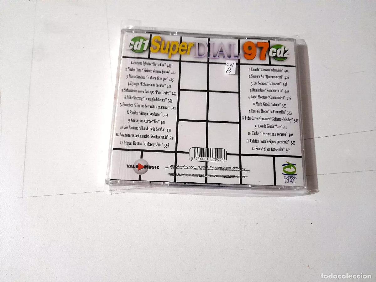 CDs de m&uacute;sica: CD &rdquo;LOS EXITOS DEL A&Ntilde;O - SUPER DIAL 97&rdquo; 2CD 24 TRACKS CD NACHO CANO ENRIQUE IGLE - Foto 2