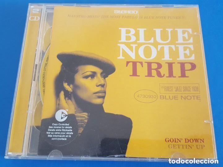 CDs de m&uacute;sica: DOBLE CD - BLUE NOTE TRIP / GOIN DOWN GETTIN UP - SIN USAR - Foto 2