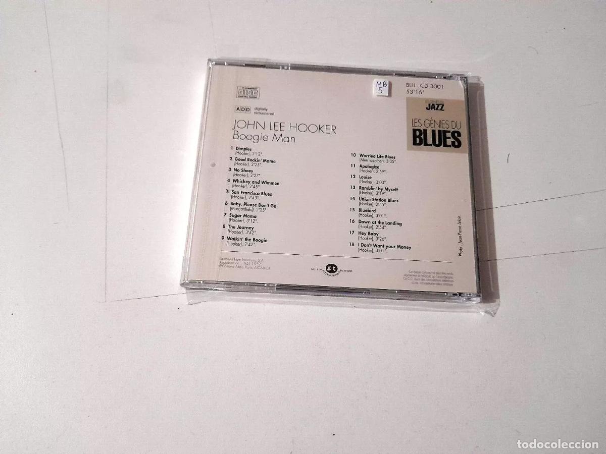 CDs de m&uacute;sica: JOHN LEE HOOKER &rdquo;BOOGIE MAN&rdquo; CD 18 TRACKS - Foto 2