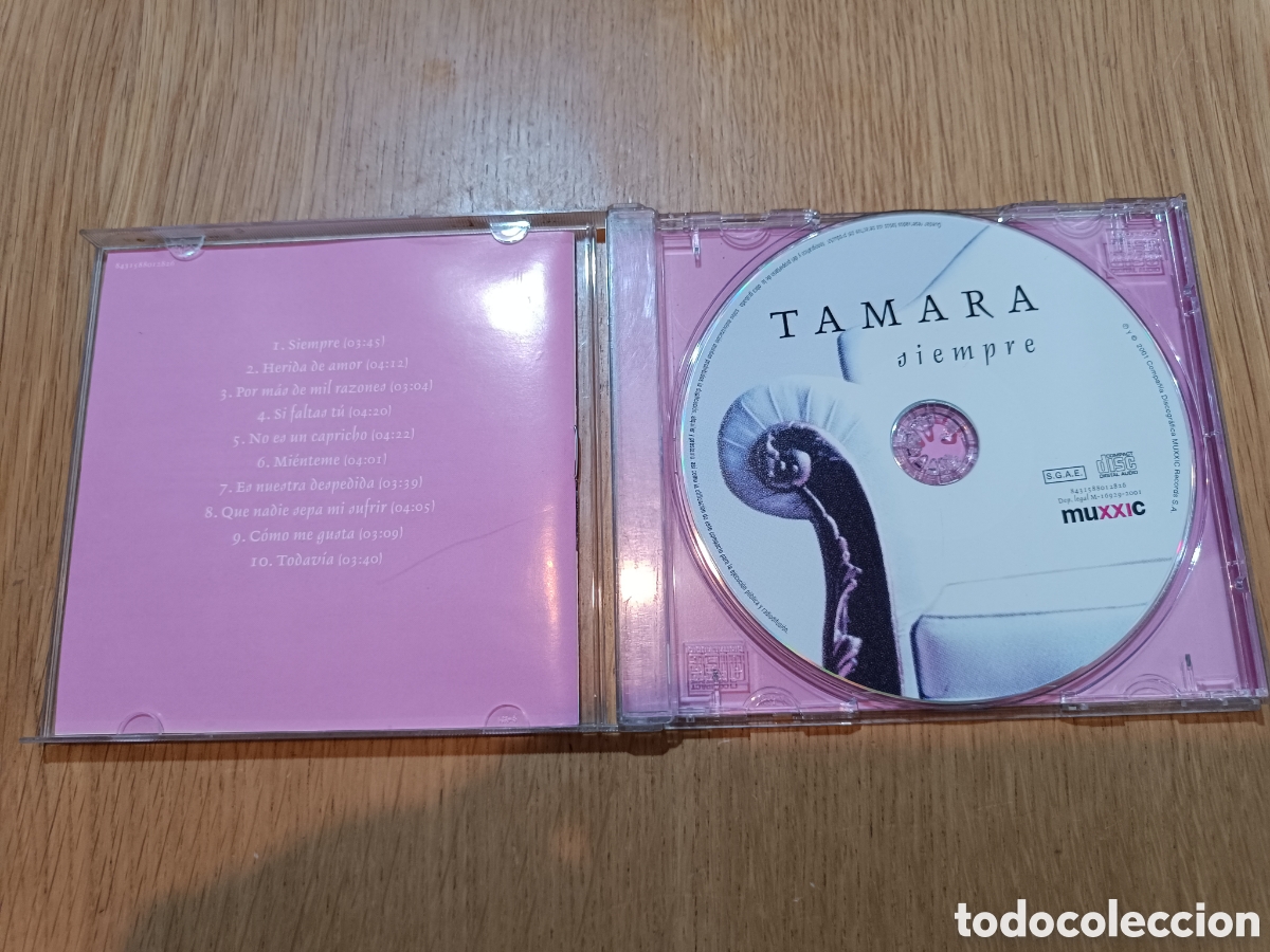 CDs de m&uacute;sica: Tamara CD Siempre (Tamara) - Foto 3