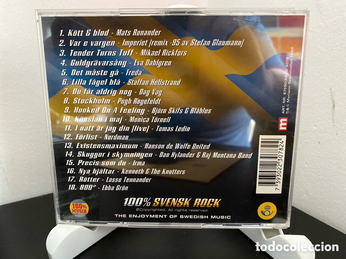 CDs de m&uacute;sica: Various - 100% Svensk Rock (CD, Comp) - Foto 2