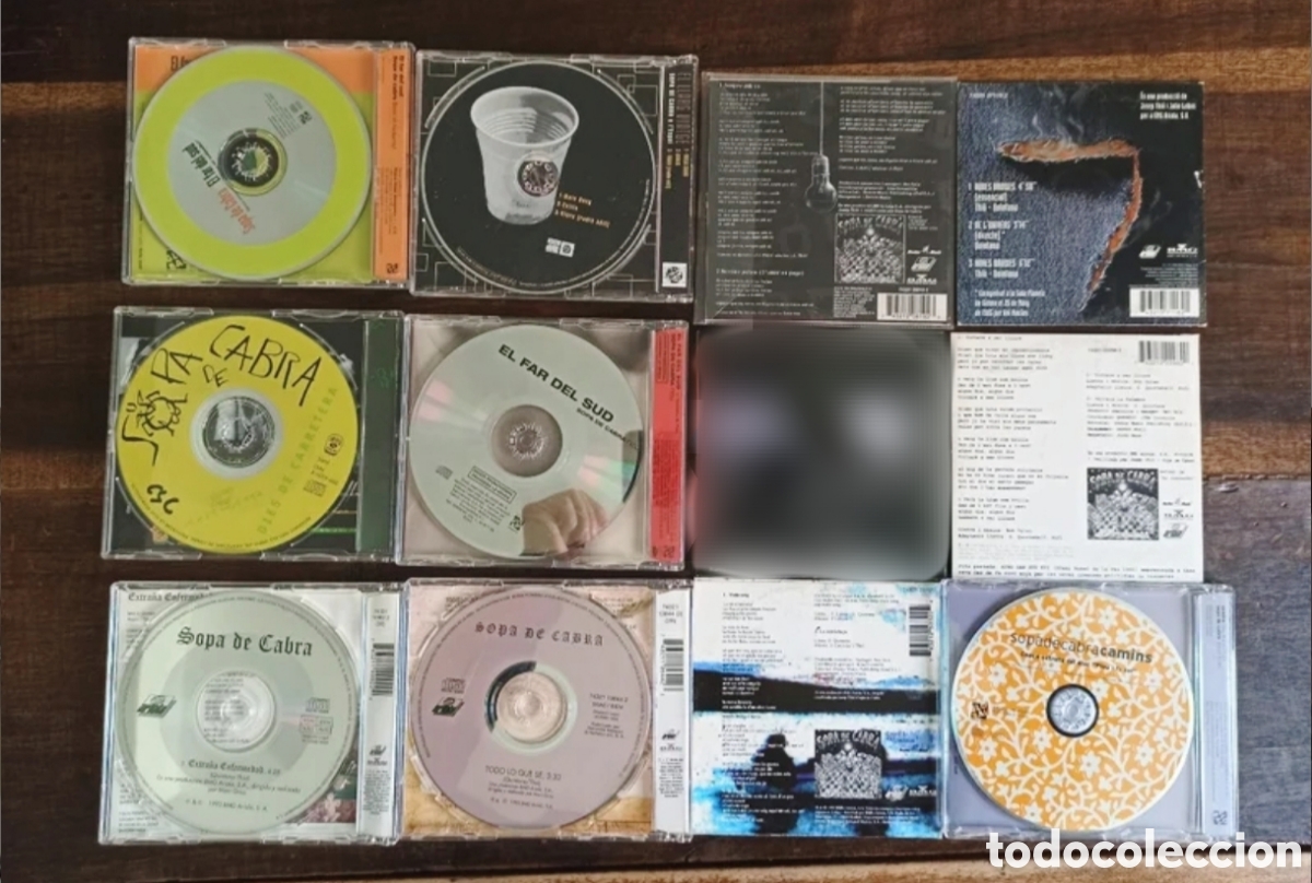CDs de m&uacute;sica: Sopa de cabra lote 11 singles - Foto 2