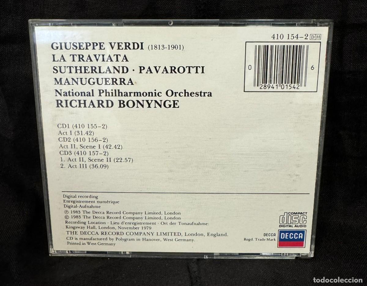 CDs de m&uacute;sica: Verdi La Traviata Digital Recording 3 CD - Foto 3