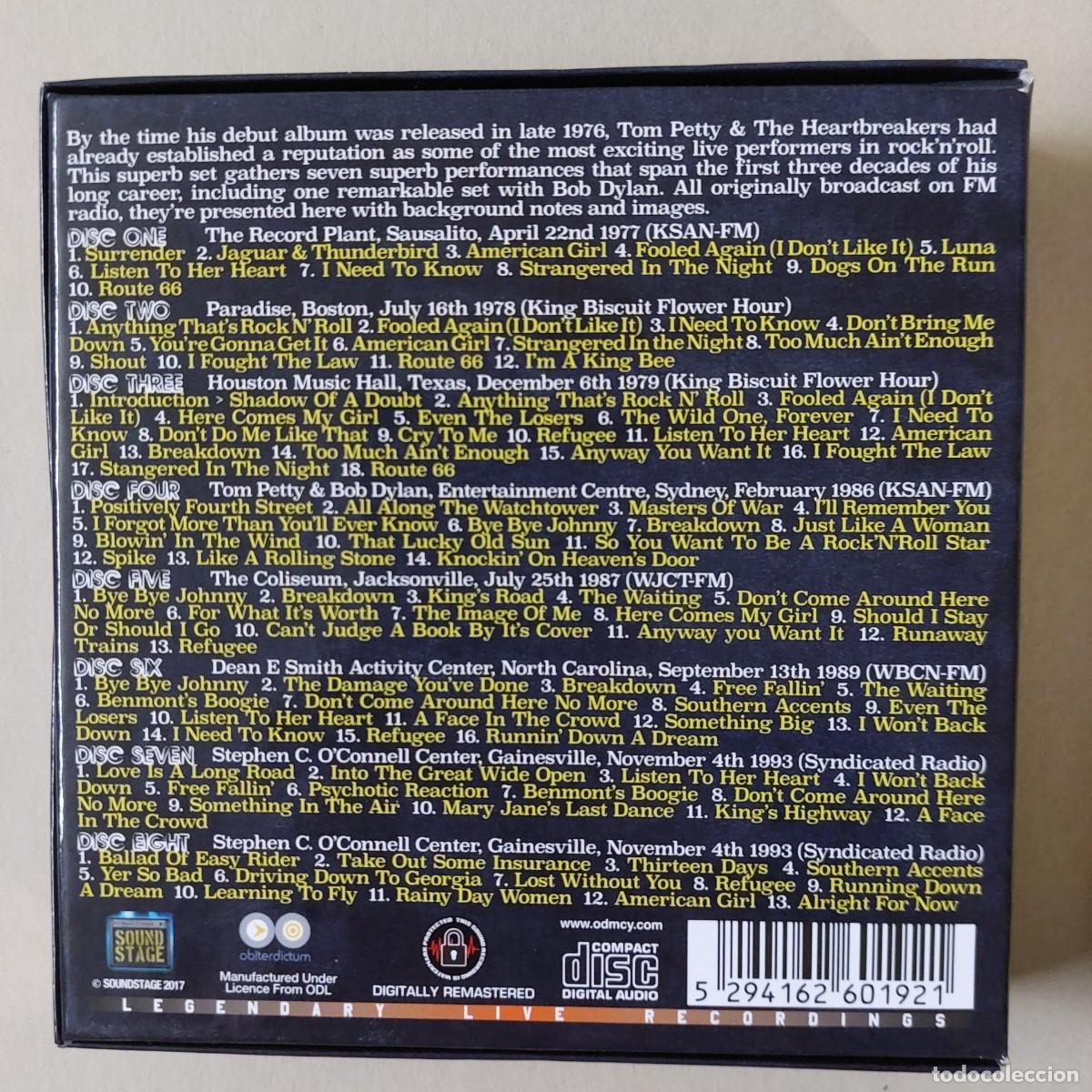CDs de m&uacute;sica: TOM PETTY - BROADCAST COLLECTION 77-93 (PACK 8 CS) - Foto 2