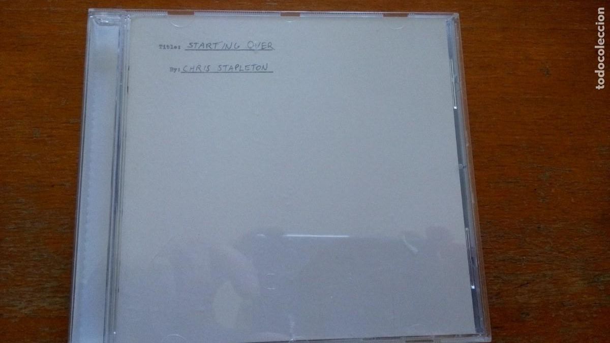 CDs de m&uacute;sica: CHRIS STAPLETON STARTING OVER CD - Foto 1