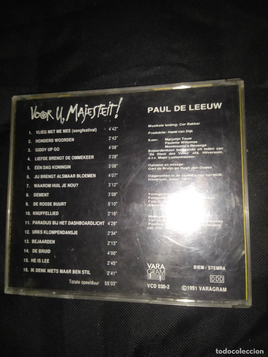 CDs de m&uacute;sica: Paul de Leeuw &ndash; Voor U, Majesteit! CD - Foto 2