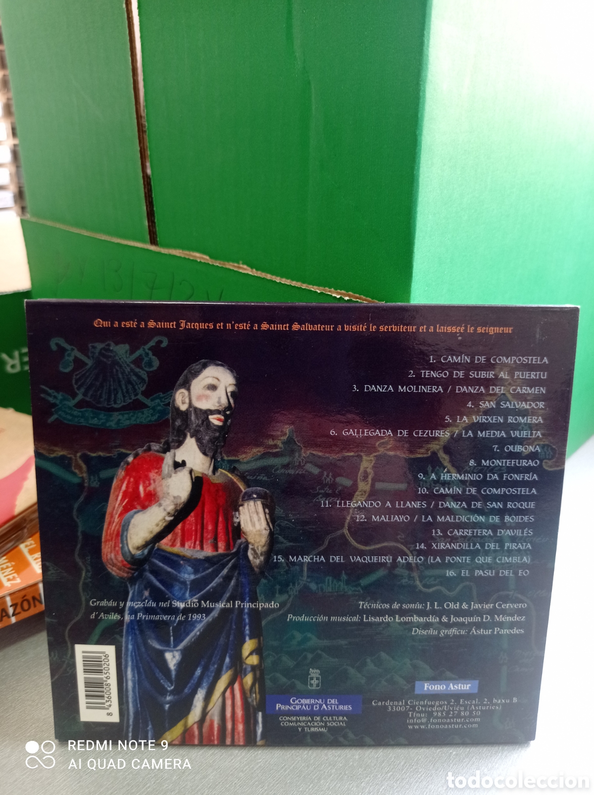 CDs de m&uacute;sica: Boides Asturies Cam&iacute;n de Compostela - Foto 2