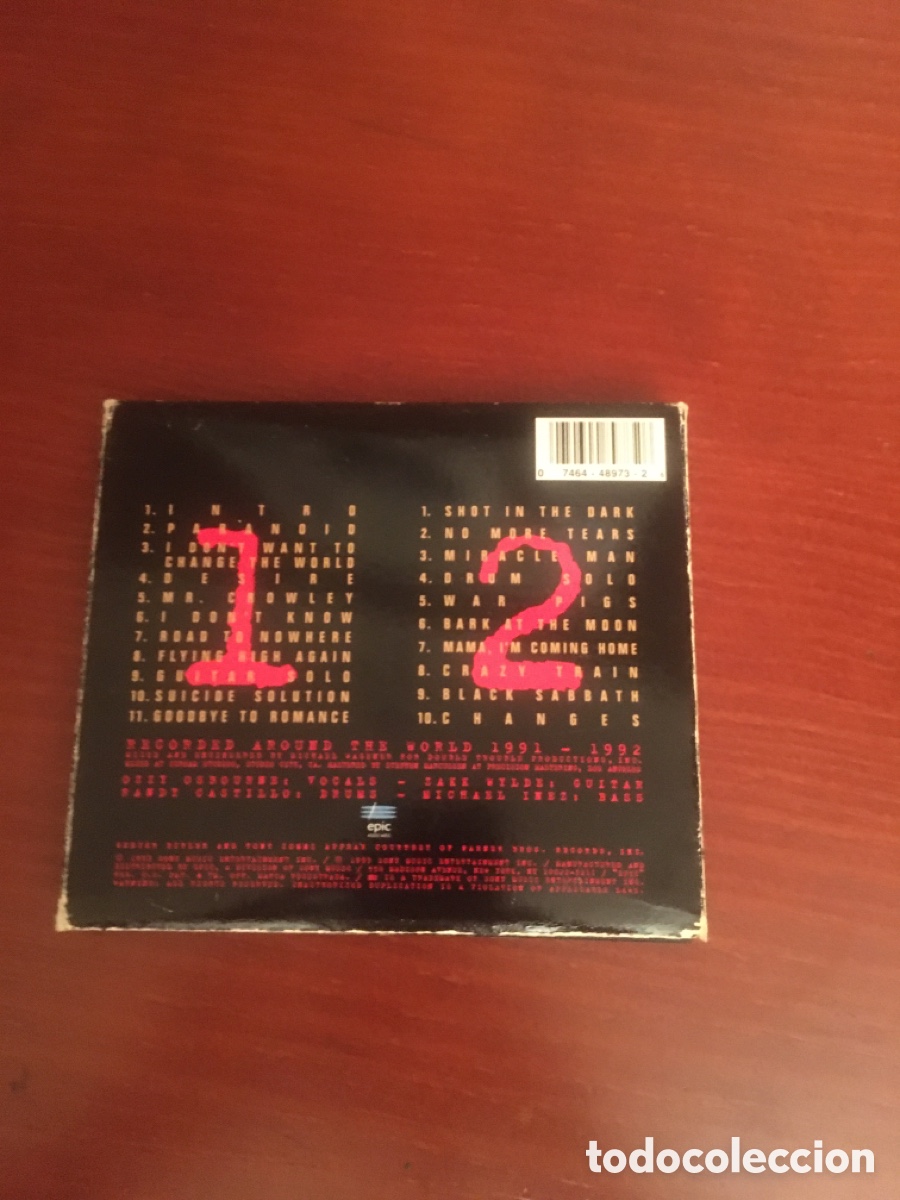 CDs de m&uacute;sica: Ozzy Osbourne.Live and Loud. - Foto 6