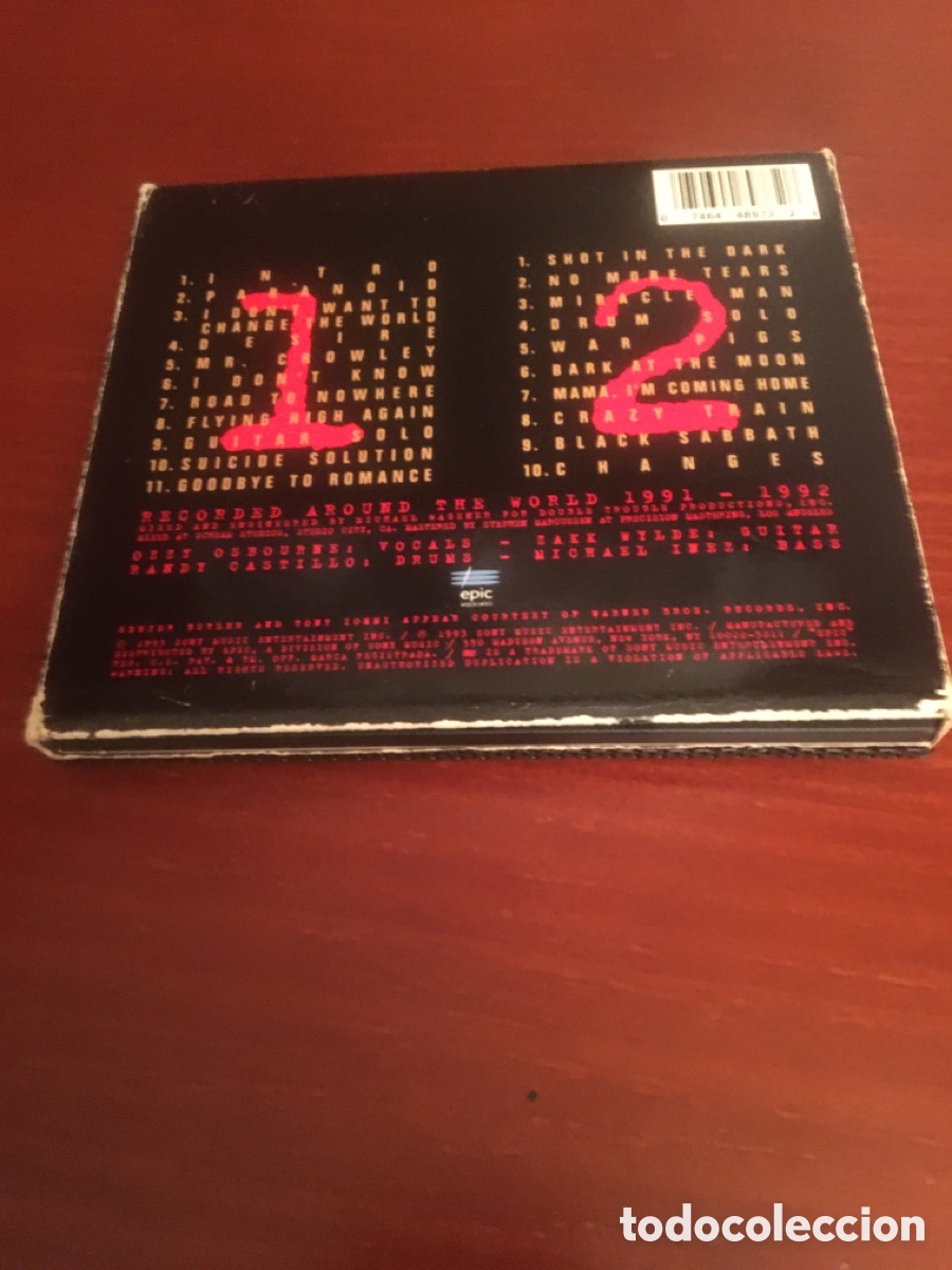 CDs de m&uacute;sica: Ozzy Osbourne.Live and Loud. - Foto 7