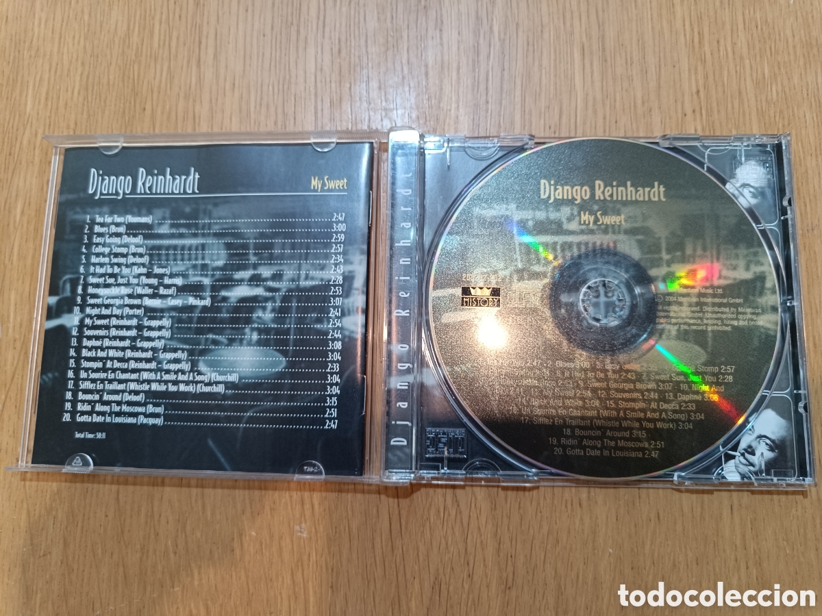 CDs de m&uacute;sica: Django Reinhardt CD My Sweet - Foto 3