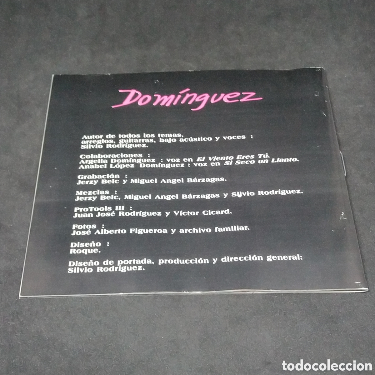 CDs de m&uacute;sica: SILVIO RODRIGUEZ - DOMINGUEZ - CD - 1996 - DISCO VERIFICADO - Foto 4