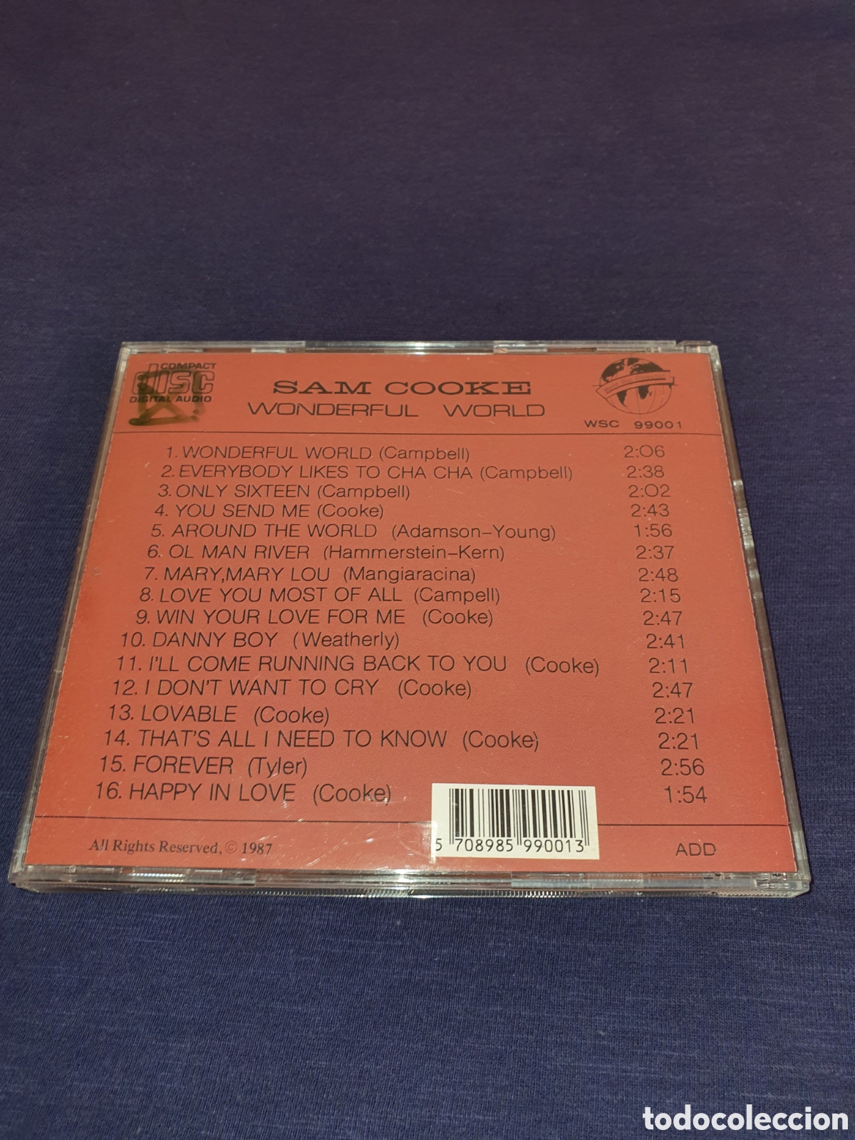CDs de m&uacute;sica: Sam Cooke Wonderful World - Foto 2
