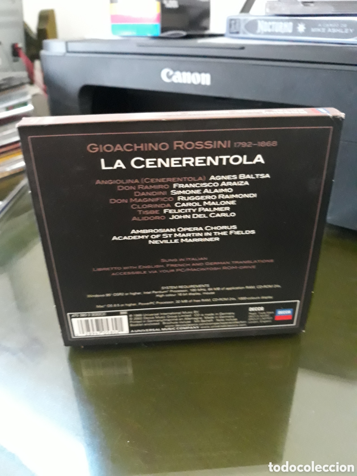 CDs de m&uacute;sica: ROSSINI: LA CENERENTOLA - DECCA - 2 CD + LIBRETO - Foto 2